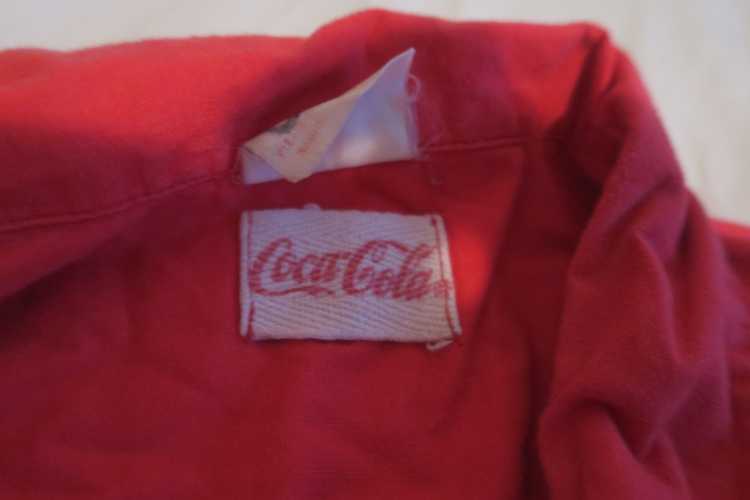 Coca Cola × Vintage VTG 80s Coca Cola Button Up S… - image 2