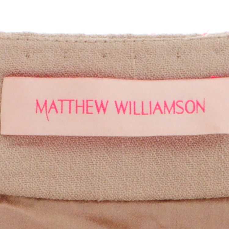 Matthew Williamson Pink / beige raffia skirt - image 5