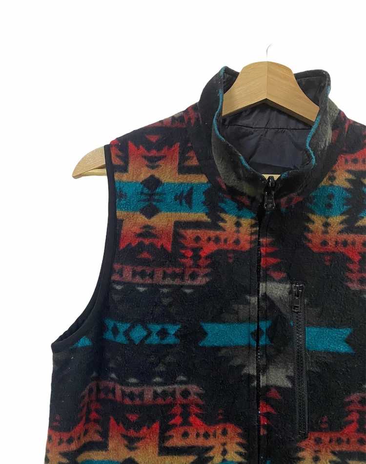 Aztech Mountain × Navajo × Vintage Vtg Vest Rever… - image 3