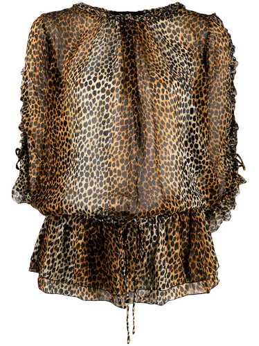Dolce & Gabbana Pre-Owned 1990s leopard print blou