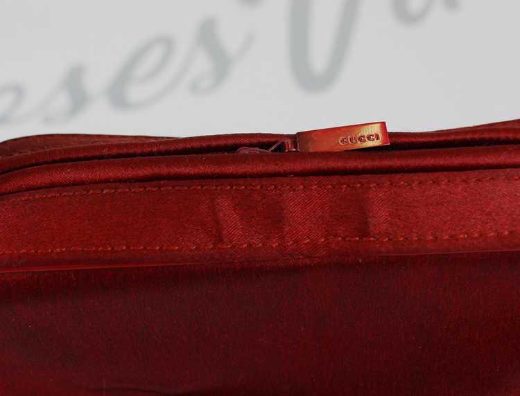 Gucci Tom Ford Red Satin Mini Bag logo - image 5