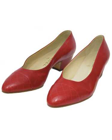 Chanel Red Lady Pumps