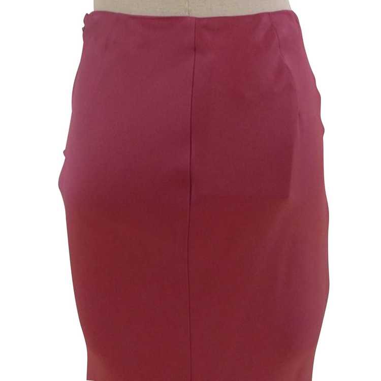 John Galliano John Galliano pink silk long skirt - image 4
