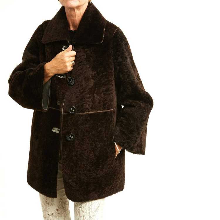 Sylvie Schimmel Jacket/Coat Fur in Brown - image 5