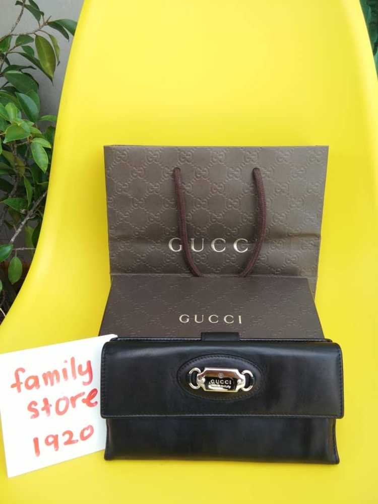 Gucci Authentic Gucci Double Snap Long Wallet - image 3