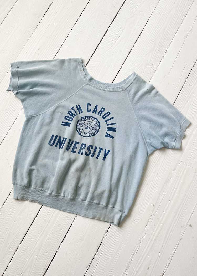 Vintage 1960s UNC Chapel Hill Short Sleeve Sweats… - image 1