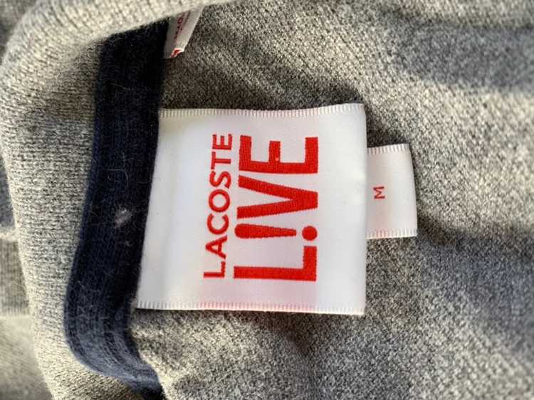 Lacoste × Vintage LACOSTE GRAY SHORT SLEEVE POLO - image 3