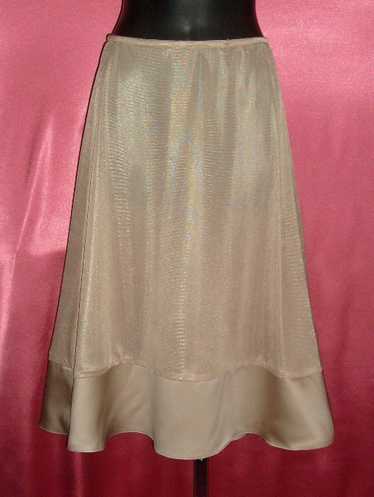 David's Bridal Beige Satin Hem Half Slip 8