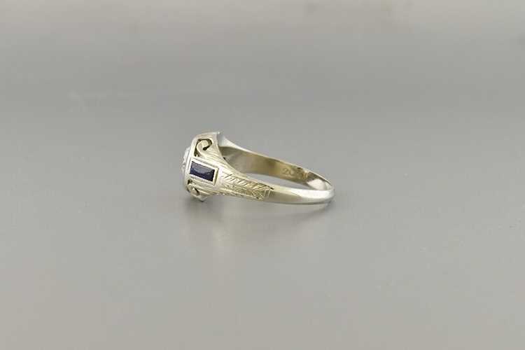 Art Deco Unisex Ring - image 1