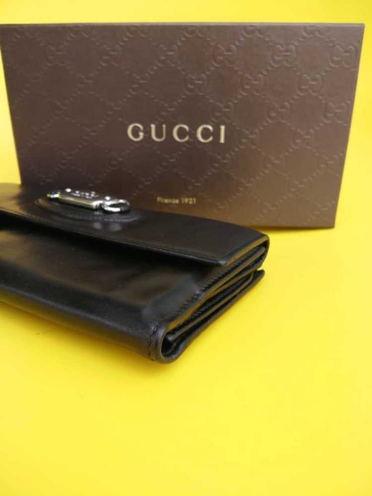 Gucci Authentic Gucci Double Snap Long Wallet - image 11
