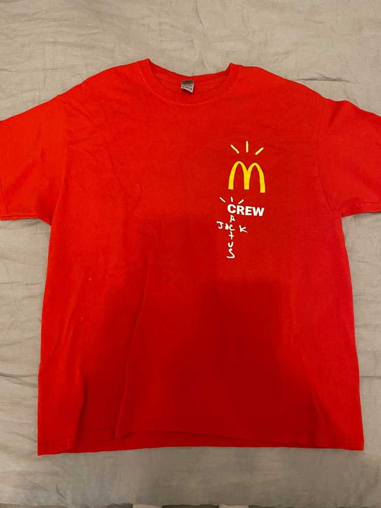 cactus jack mcdonalds crew shirt