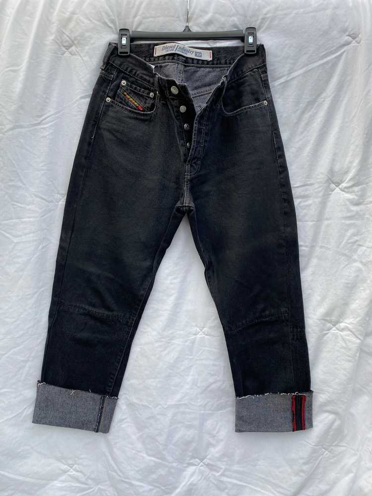 Diesel Diesel Shioner Waxed Black Denim Jeans - image 3