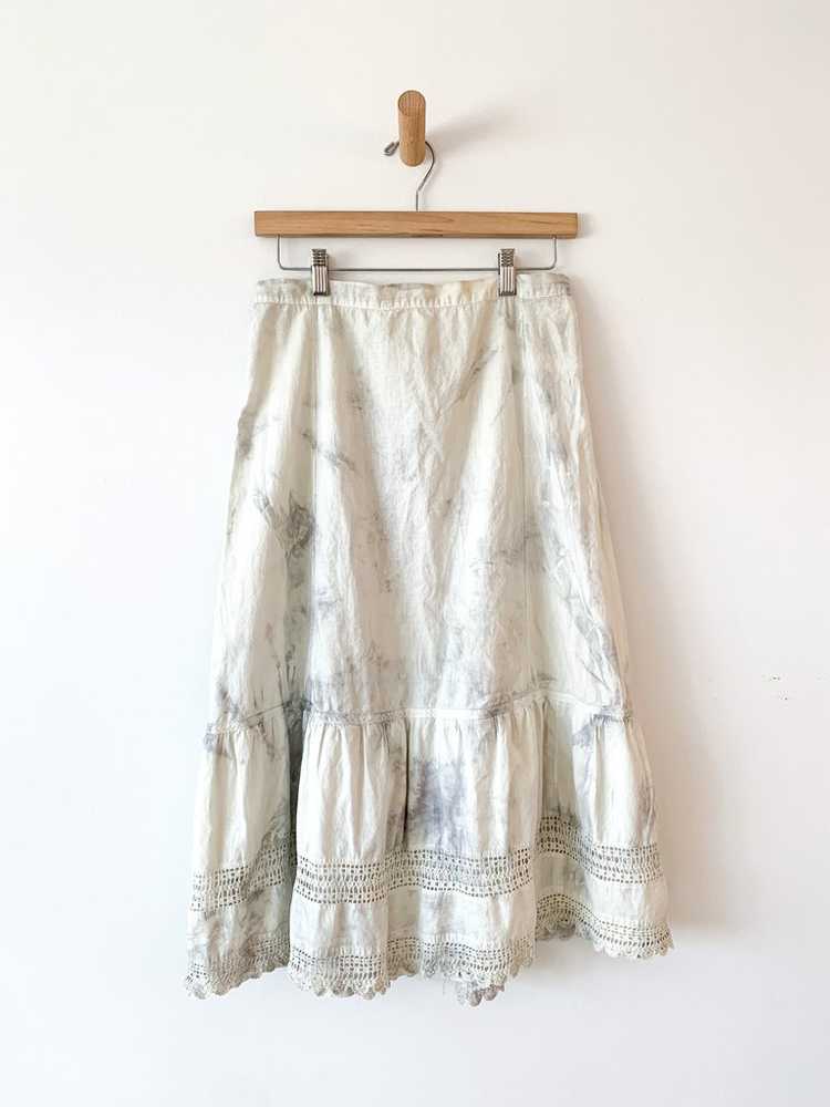 Victorian Sage Hand Dyed Skirt - image 3