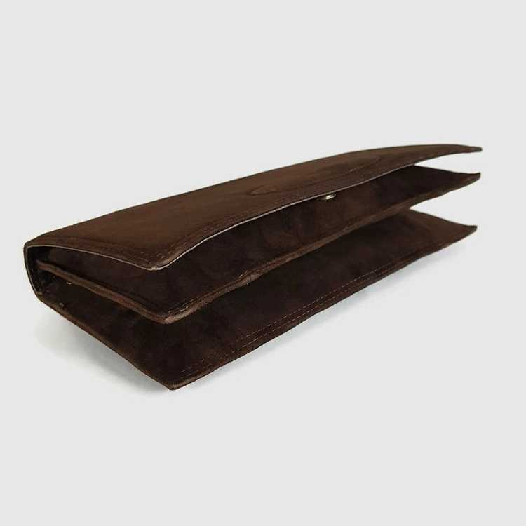 Bally Clutch Bag Suede in Brown - image 2