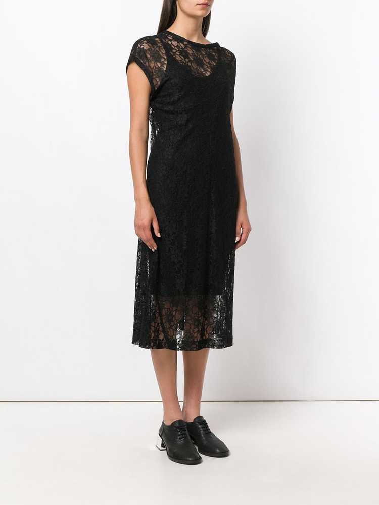 Comme Des Garçons Pre-Owned asymmetric sheer lace… - image 3