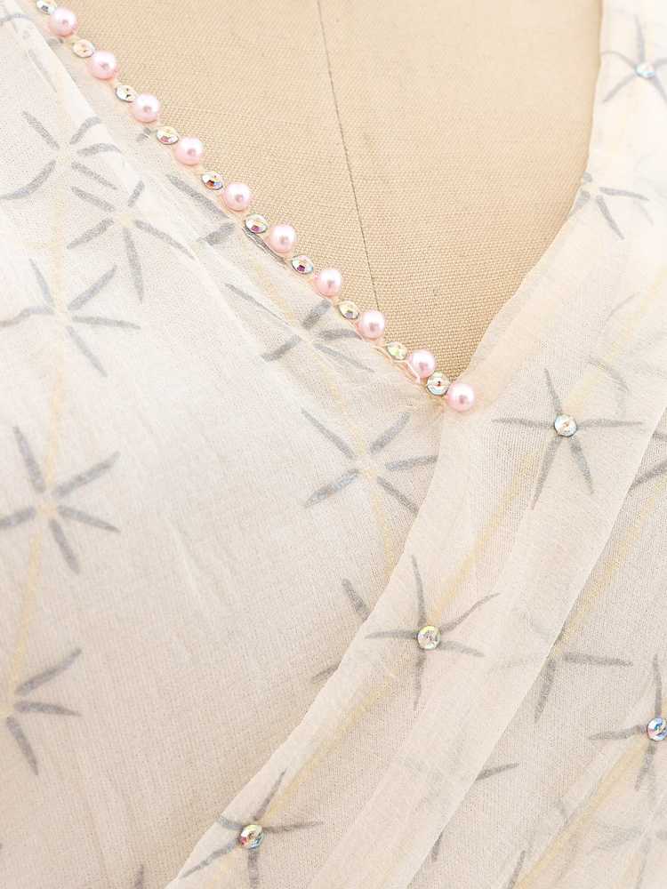Zandra Rhodes Embellished Silk Chiffon Gown - image 6