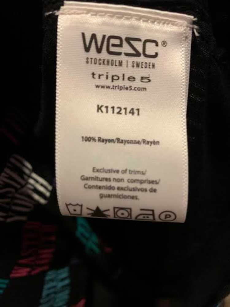 Wesc Wesc Wasted Youth All Over Print Button up (M) - Gem