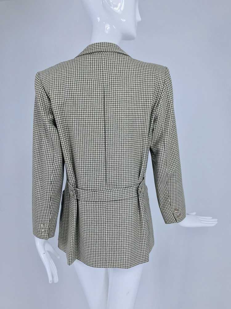 Yves Saint Laurent Hounds Tooth Norfolk Jacket 19… - image 6