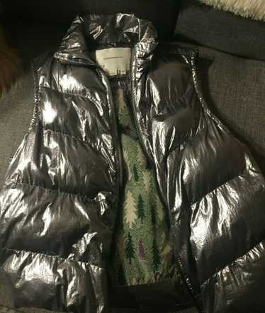 anthropology shiny shell vest