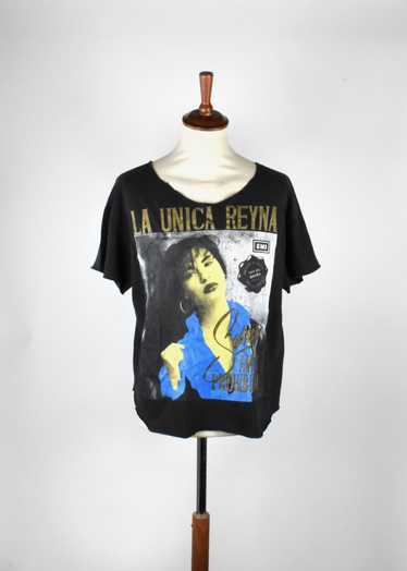 Vintage Thrashed Selena T-Shirt, Selena Queen of … - image 1