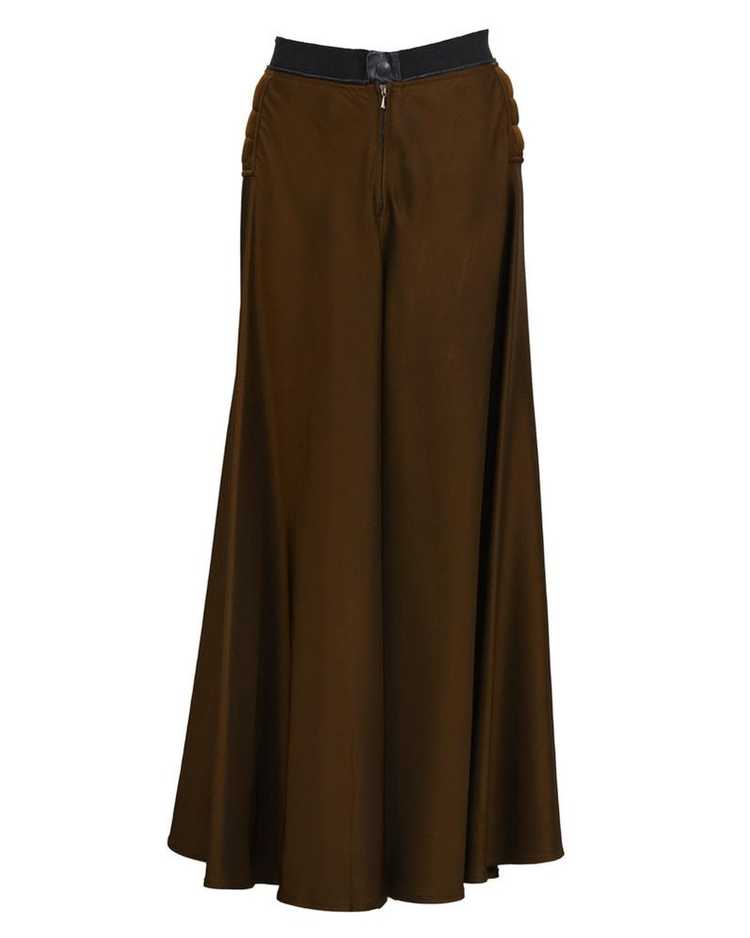Jean Paul Gaultier Brown Maxi Skirt - image 2