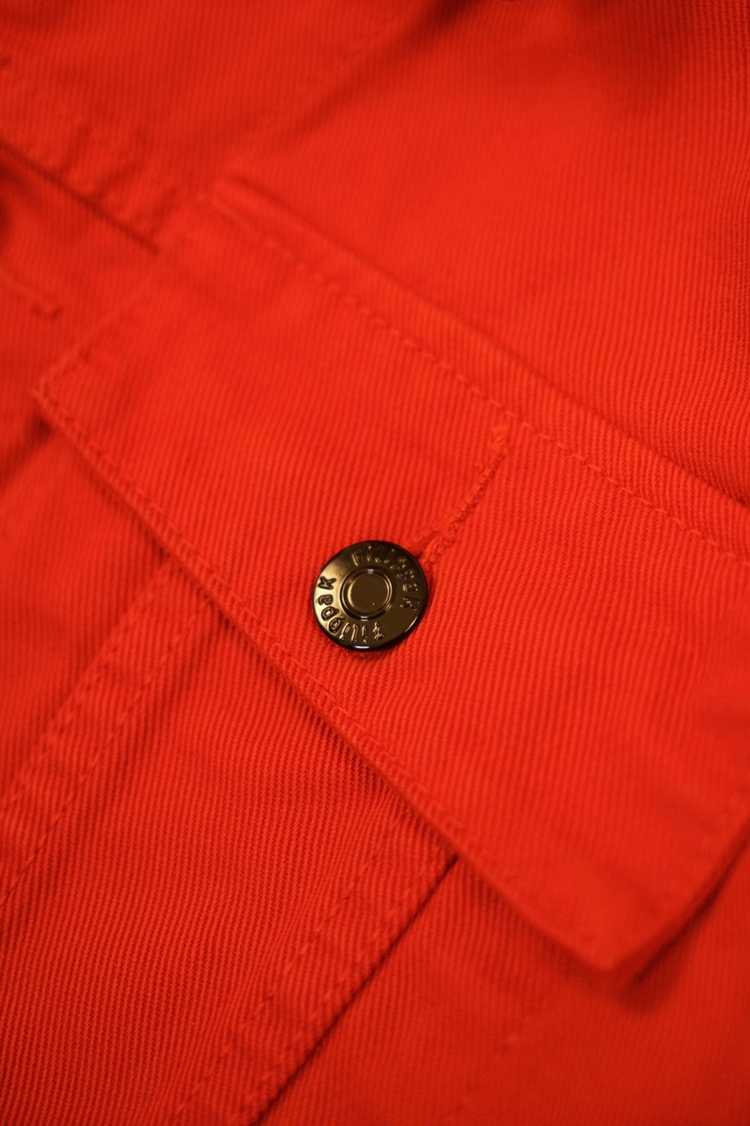 Filippa K Crimson Red Type 3 Style Denim Jacket - image 5