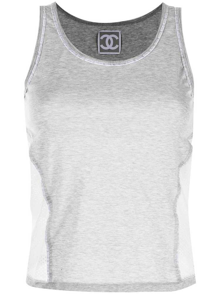 CHANEL Pre-Owned 2004 Sports Line panelled tank t… - image 1