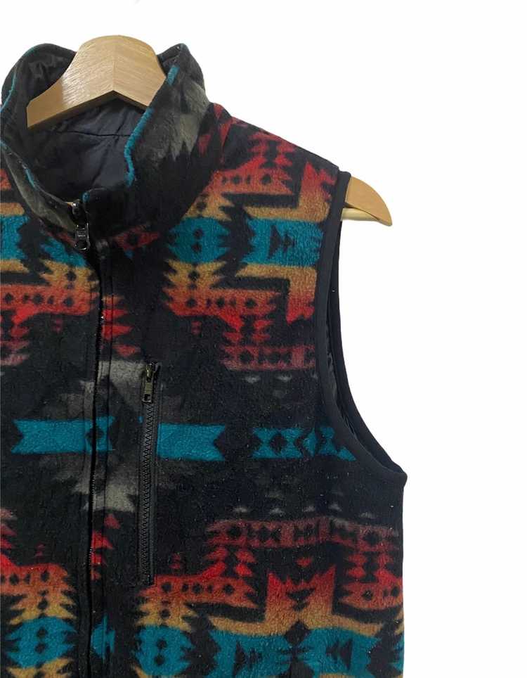Aztech Mountain × Navajo × Vintage Vtg Vest Rever… - image 4