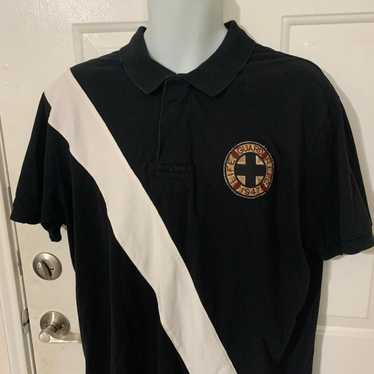 Ralph Lauren No 67 RLPC Bleecker NY Vintage 90's Orange Rugby Polo