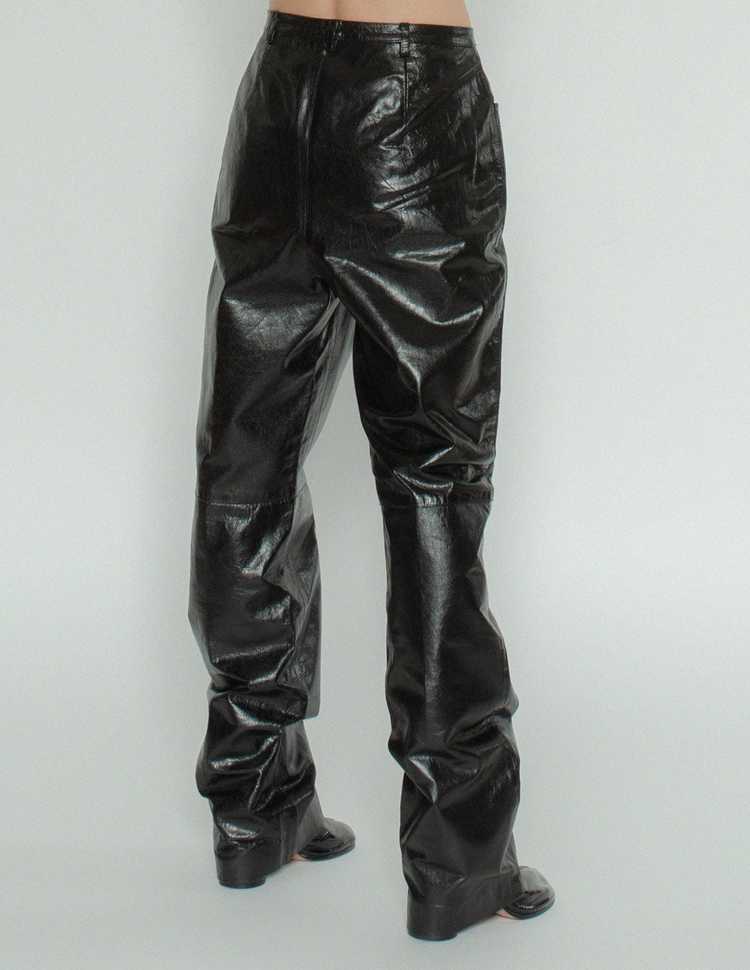 Missoni black leather trousers - image 6