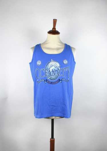 Vintage Vintage Ocean City, NJ Tank Top, Large, Ma