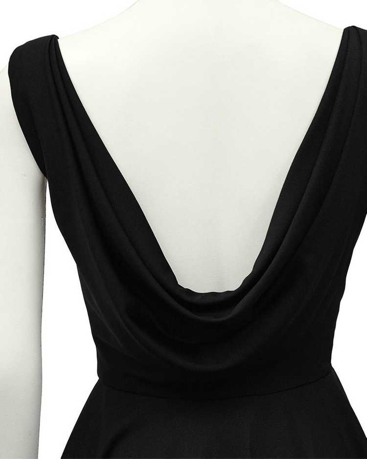 Jean Varon Black Jersey Gown With Peplum - image 3