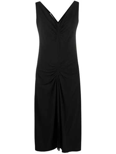 Christian Dior 2000s pre-owned V-neck dress - Blac