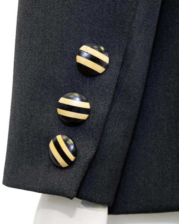 Yves Saint Laurent Grey Blazer - image 4
