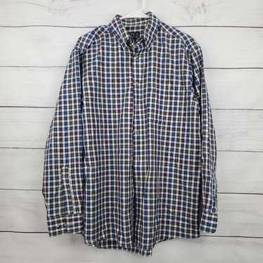 Jos. A. Bank Jos A Bank Plaid Button Down Top