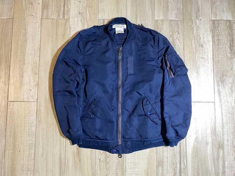 Remi Relief Remi Relief Indigo Dyed MA-1 Bomber J… - image 1