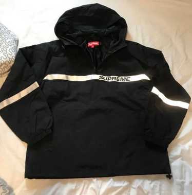 Supreme reflective discount taping hooded pullover