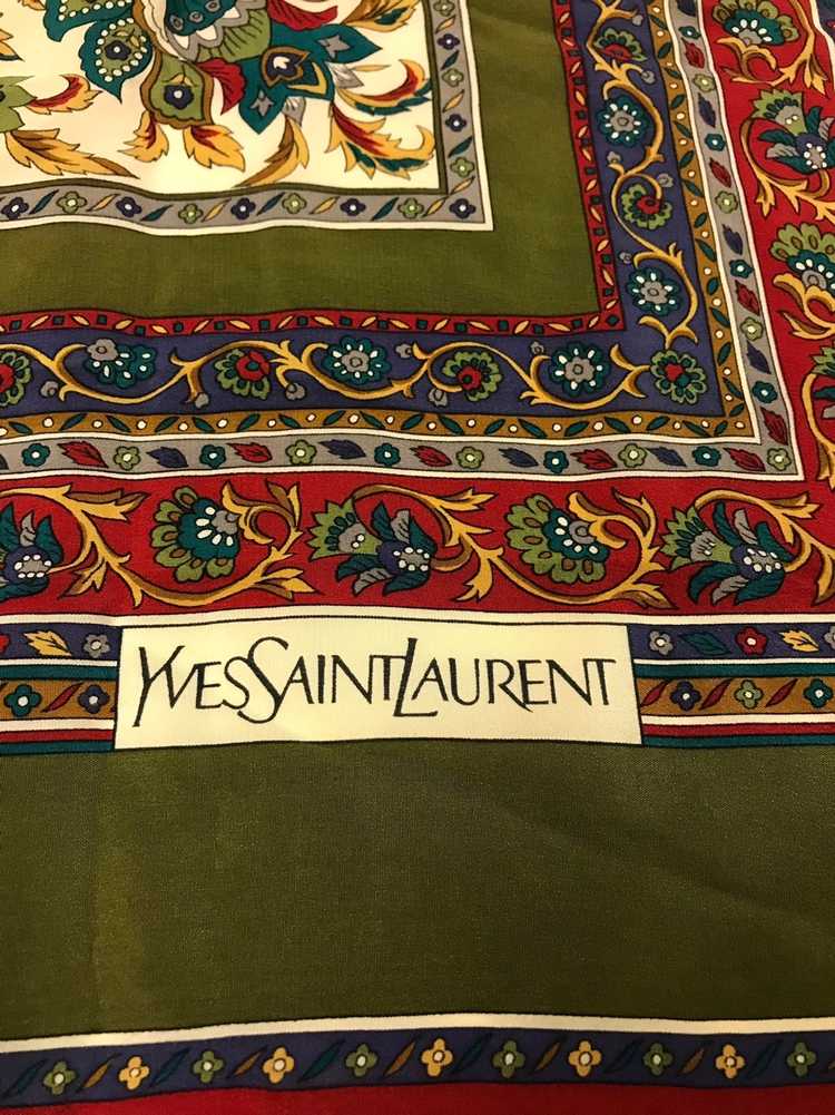Yves Saint Laurent Yves Saint Laurent scarf x Des… - image 3