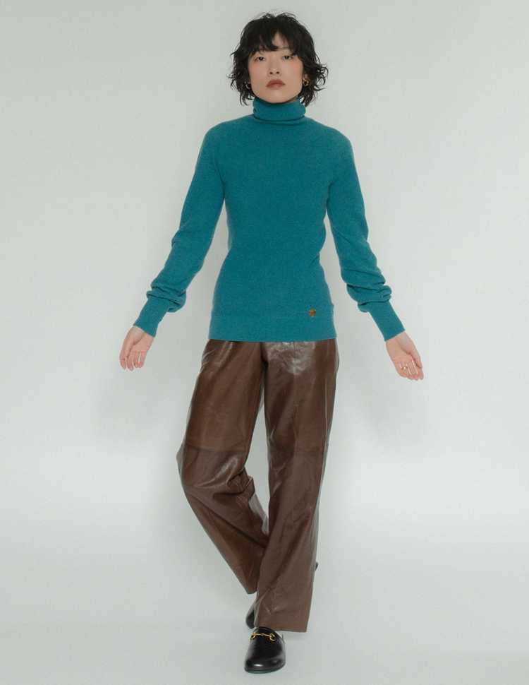 Gucci teal cashmere turtleneck - image 3