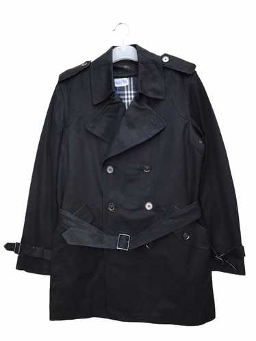 Burberry Burberry Nova Check Cotton Black Trench C