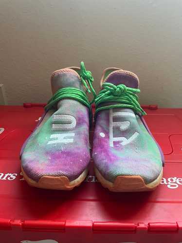 Adidas × Pharrell human race nmd x holi - chalk/c… - image 1