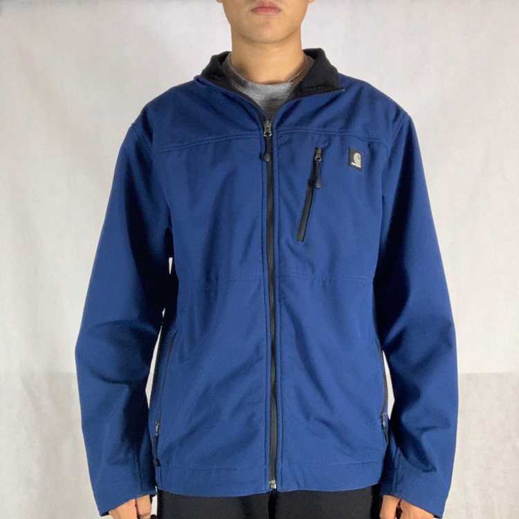 Carhartt × Streetwear Navy Carhartt Rain jacket - image 2