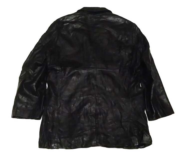 Genuine Leather × Versace Versace Classic Black O… - image 2