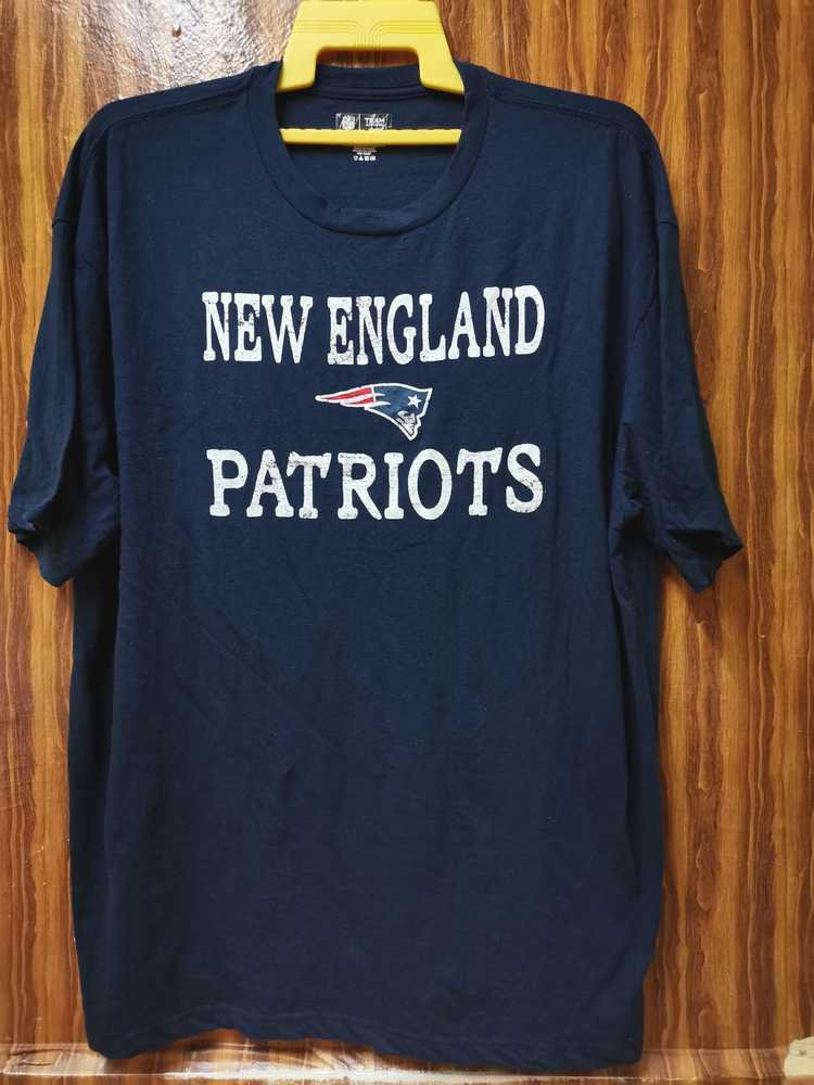 Vintage New England Patriots Bike Jersey Tee - Diamonds & Rust