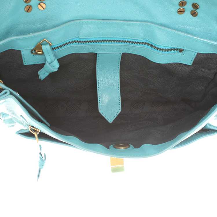 Proenza Schouler Shoulder bag Leather in Turquoise - image 9