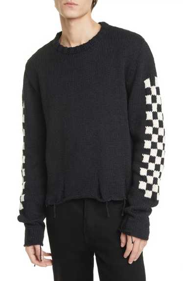 Rhude Rhude Checkerboard Distressed Sweater