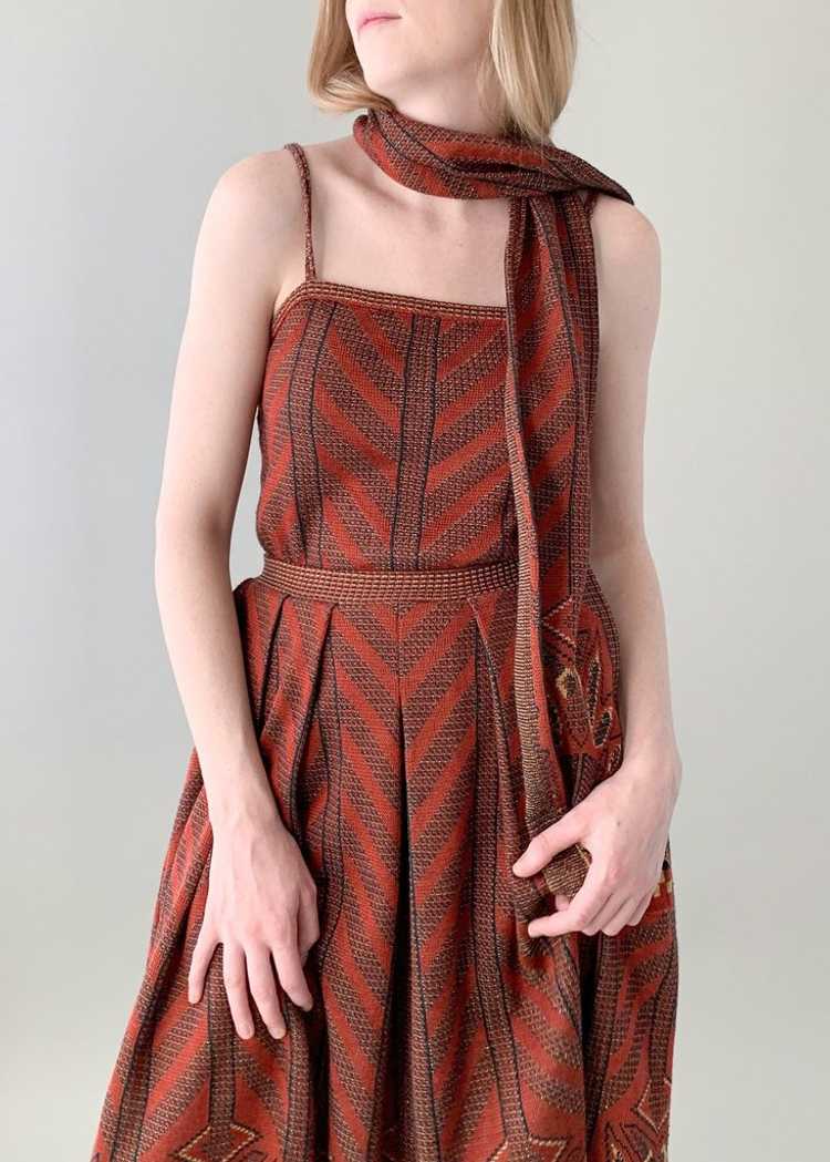 Vintage 1970s Bill Gibb Knit Dress Set - image 2