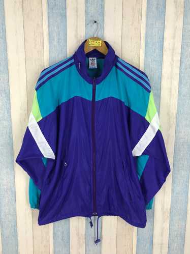 Adidas × Vintage × Windbreaker ADIDAS Hoodie Windb