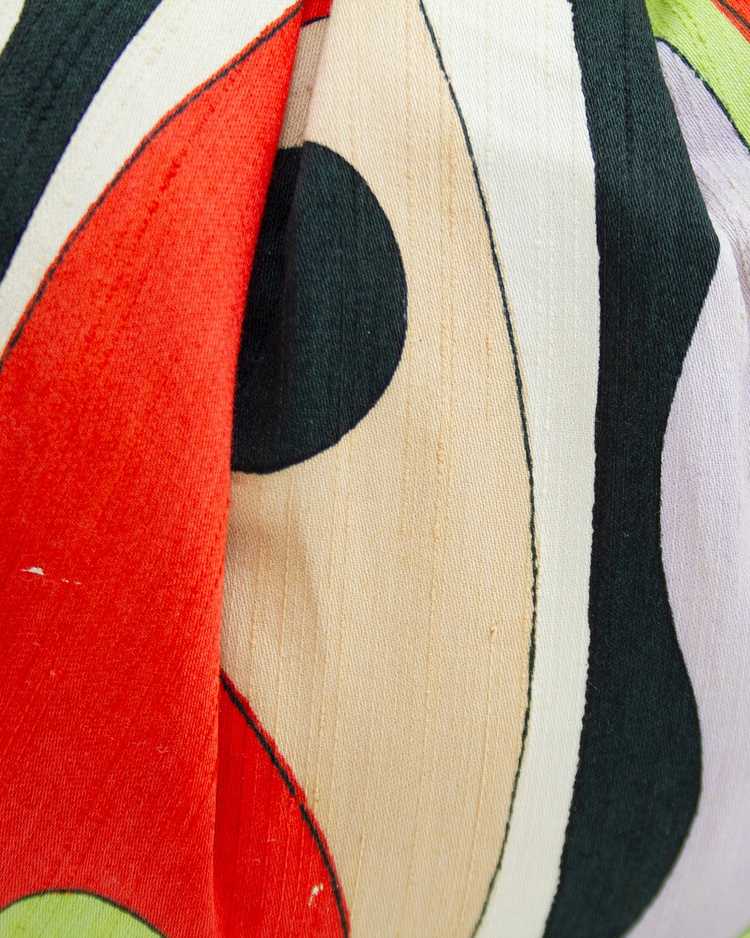 Emilio Pucci Multi Colour Frame Bag with White Le… - image 5