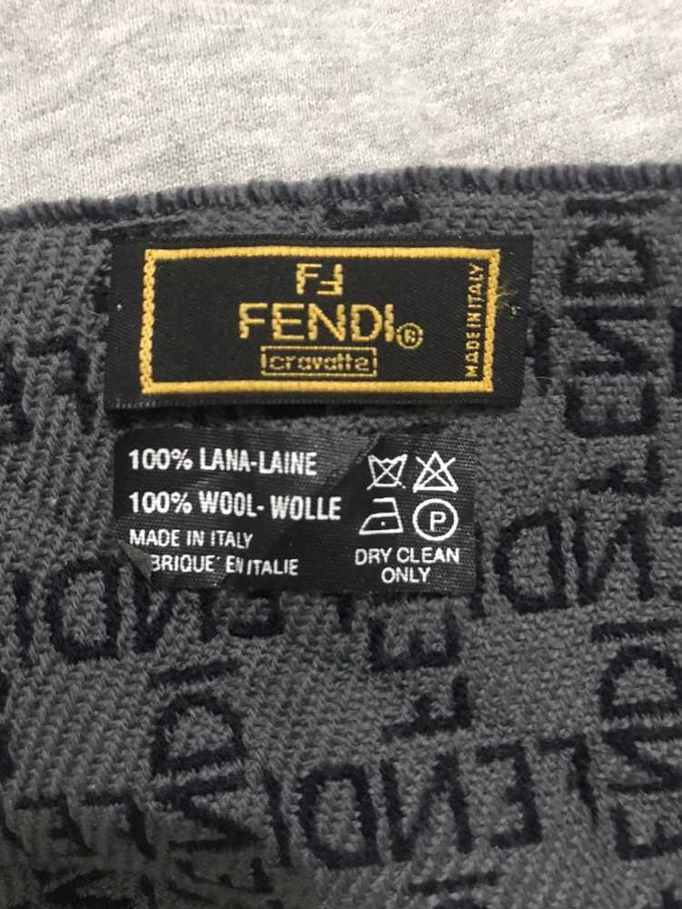 Fendi Vintage Fendi Monogram scarf muffler - image 2